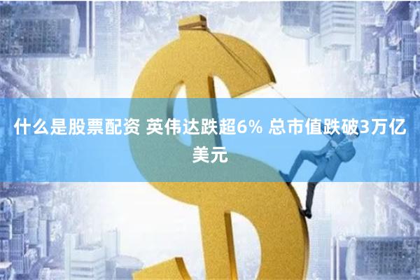 什么是股票配资 英伟达跌超6% 总市值跌破3万亿美元